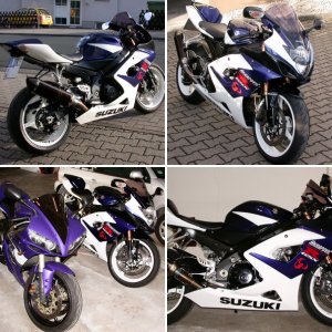 GSXR 1000 K5 weiße Felgen