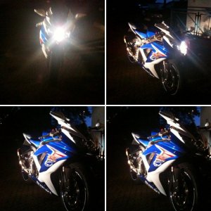 Suzuki GSX-R 600 K8 Blue/White/Carbon Edition