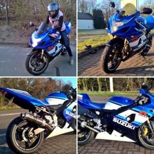 Meine kleine Gixxer, schoener Tag 26er Maerz