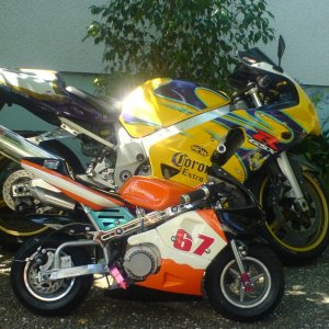 Daddy´s and Junior´s Bikes...