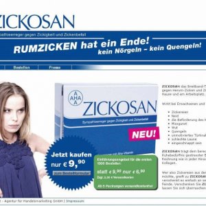 Das neue Medikament gegen zicken.

"Zickosan" 

Ab sofort in der Apotheke eures Vertrauens