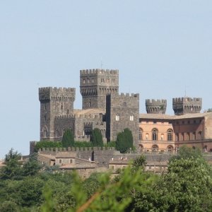 Blick auf die Torre Burg