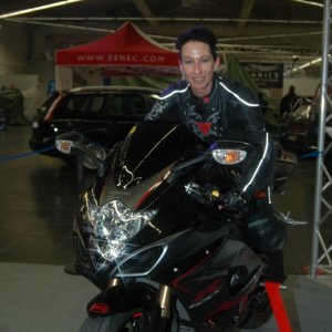 Ich auf Cheffe´s Bike