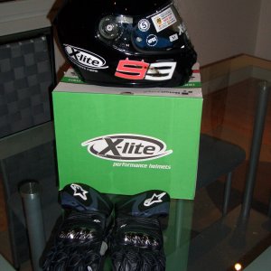 X-Lite 802 und Alpinestars SP1