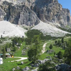 Oben auf dem Passo di Falzárego