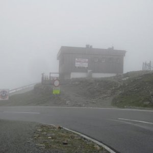 Oben auf dem Timmeljoch war so gut wie nix zu sehen