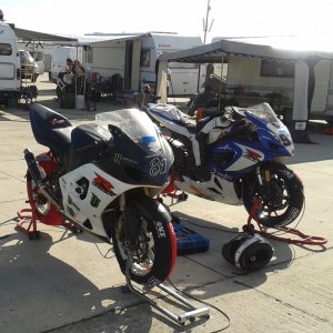 Pannoniaring 2014 mit meiner GSX-R 1000 K4 vom letzten Jahr