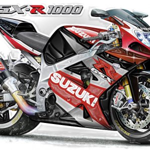 suzuki gsx r graphic