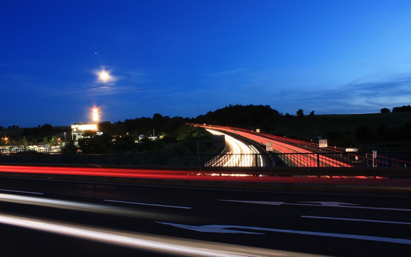 Autobahn bei Guxhagen