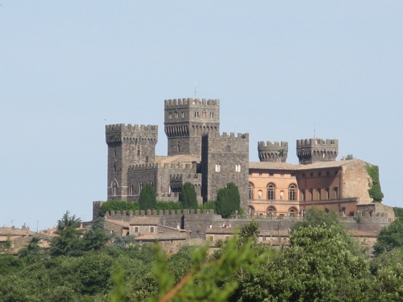 Blick auf die Torre Burg