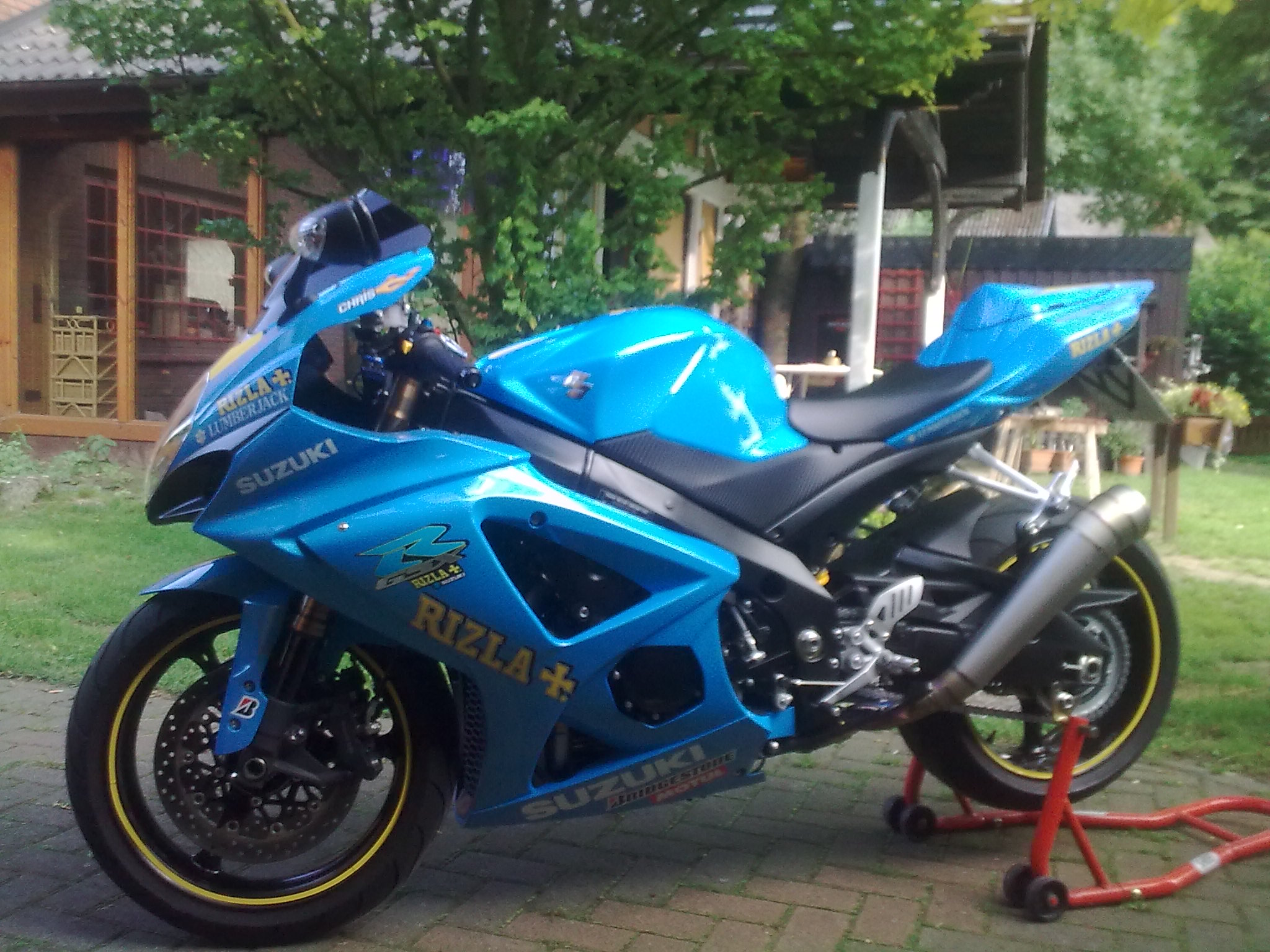 GSX-R Decal & 1000 Decal anfertigen lassen in Rizla blau