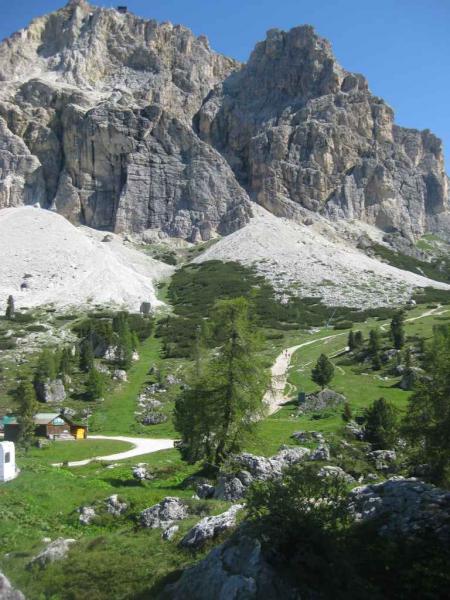 Oben auf dem Passo di Falzárego