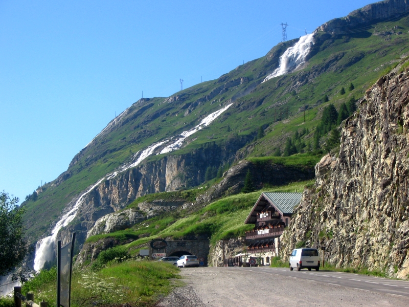 tignes wasserfall