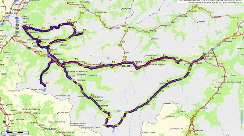 Vorschlag Tagestour in Tirol/Vorarlberg